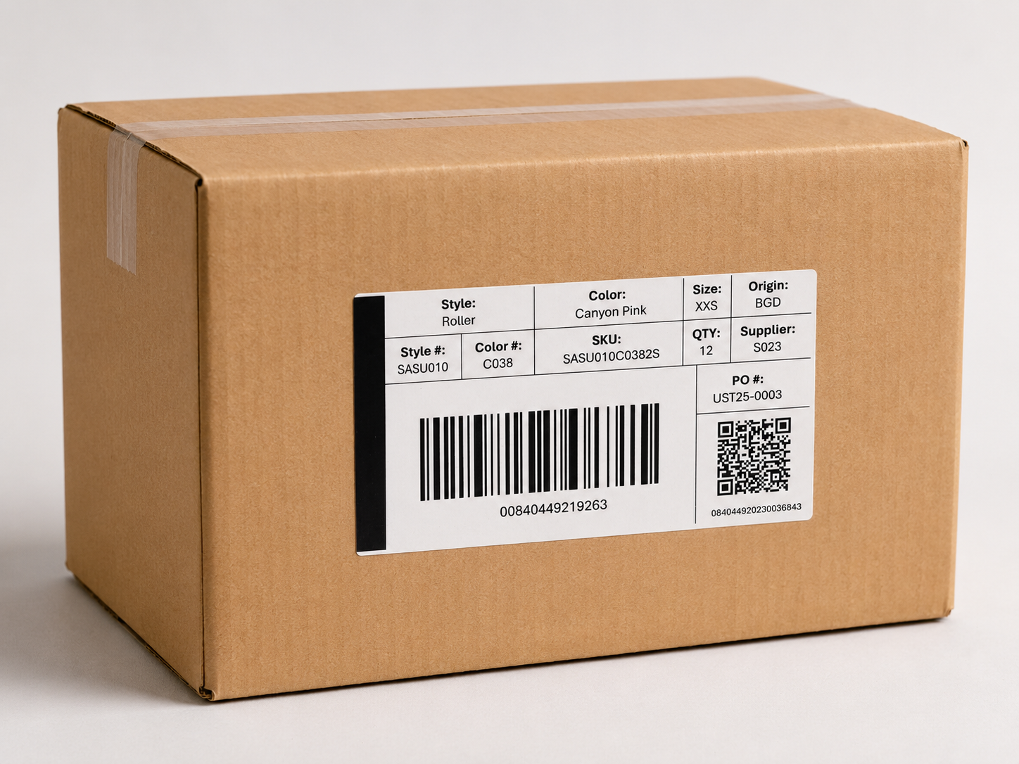 Carton Sticker