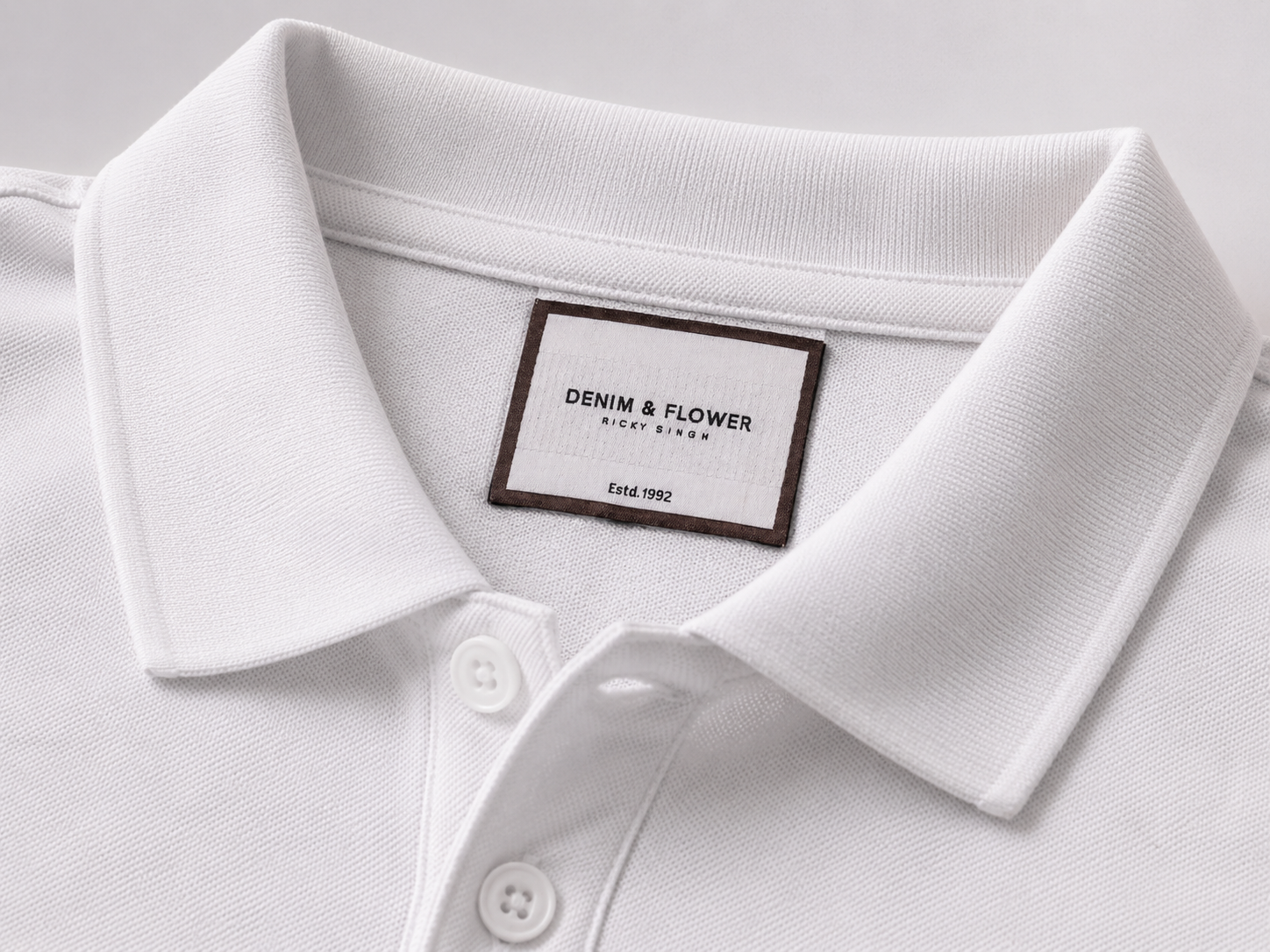 Damask Woven Label