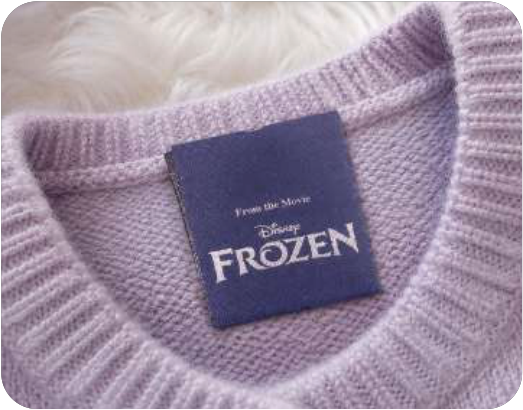 Woven Edge Wash Care Label